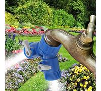 BAFOVY Connettore di Tubo a Forma di ABS Y a Due Vie, Design a Prova di Ruggine a Prova di Perdite, Facile Installazione, Tubo d'acqua da Giardino Multifunzionale, Adatto Al Lavaggio dell'auto, (#1)