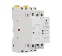 BAFOVY Contattore di Controllo WiFi Contattore di Controllo Remoto in Plastica AC230V 2NO 16A 20A 25A Condivisione Tempistica App per Illuminazione HVAC Domestica Intelligente Uso Ufficio Hotel (16A)