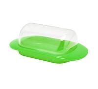 BAFOVY Contenitore per Burro Contenitore per Burro in Plastica con Coperchio Trasparente e Coltello 8,0 X 4,5 X 3,1 Pollici Base Antiscivolo di Grande capacità per Frigorifero Tavolo da Ristorante