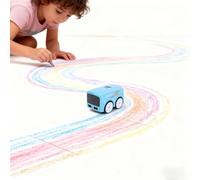 BAFOVY Controllo Intelligente dei Gesti Giocattolo per Autobus RC con Rilevamento a Infrarossi Musica Leggera a LED con 9 Espressioni Oculari Dinamiche per la Ricreazione dei Bambini (BLUE)