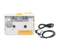 BAFOVY Convertitore da Cassetta a MP3, Lettore con Altoparlante | Alimentato a USB o a Batteria, Funziona Come Lettore di Cassette Autonomo, Include Jack da 3,5mm per Cuffie e AUX,