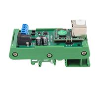 BAFOVY Convertitore Ethernet a Modulo PCB 12V 9600BPS TVS Protezione da Sovratensione UDP MQTT Server Seriale per PLC Telecamera PTZ Smart Home Guida DIN35 C45 (Con custodia)