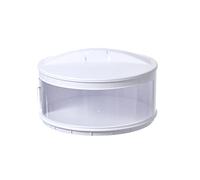 BAFOVY Copertura per Microonde in ABS, Coperchio per Microonde Impilabile da 24,5 Cm Copripiatto per, Conservazione del Calore, Isolamento Dalla Polvere, Design con Apertura Laterale per Conservare