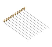 BAFOVY Cucchiaio da Laboratorio per Bruciature, Cucchiaio da Laboratorio in Ottone 10 Pezzi per Esperimenti di Combustione, Resistente Alle Alte Temperature, Riutilizzabile, Facile da Pulire per