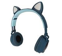 BAFOVY Cuffie da Gioco Cat Ear, Cuffie Antirumore Morbide, Luce LED, 5.0, Bassi Profondi, Perfette per Bambini e Giocatori (#12)