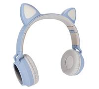 BAFOVY Cuffie da Gioco Cat Ear, Cuffie Antirumore Morbide, Luce LED, 5.0, Bassi Profondi, Perfette per Bambini e Giocatori (#13)