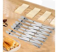 BAFOVY Cutter a Rulli per Pizza, Strumento Versatile, Design Comodo, Taglio Efficiente, Acciaio Inossidabile, Stoccaggio Facile Pieghevole, Non Tossina, Cucina