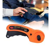BAFOVY Cutter Rotante Cucitura 45 Mm con Lama in Acciaio Ad Alta velocità, Facile Sostituzione della Lama per Trapunte Patchwork, Pelle, Plastica, Taglio del Tessuto, Ideale per le Trapunte,