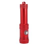 BAFOVY Dive Light ABS Torcia Subacquea per Immersioni Subacquee 1200 Flusso Luminoso 50 M Torcia Compatta Impermeabile per Immersioni Nuoto Osservazione Marina Uso di Emergenza (rosso)