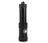 BAFOVY Dive Light ABS Torcia Subacquea per Immersioni Subacquee 1200 Flusso Luminoso 50 M Torcia Compatta Impermeabile per Immersioni Nuoto Osservazione Marina Uso di Emergenza (BLACK)