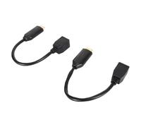 BAFOVY Extender, 1080P Full HD Fino a 60m con Porta Ethernet RJ45, per PC Console di Gioco Home Theater Conferenza (Spina europea)