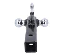 BAFOVY Gancio per Rimorchio Supporto a Sfera con Gancio per Ricevitore per Rimorchio in Acciaio Inossidabile Supporto a Tripla Sfera Capacità 2.000 Lb 6.000 Lb 10.000 Installazione Semplice per