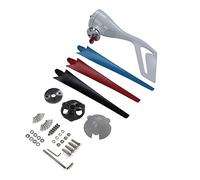 BAFOVY Generatore Eolico Lame in Fibra di Nylon Controller Ibrido Solare Eolico 200W 3 Pale Bassa velocità di Avvio Imbardata Automatica per Lampioni Stradali Off Grid Users (DC12V)
