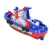 BAFOVY Giocattolo per la Barca del Fuoco Elettrico, Spray per Luce Musicale Realistica, Giocattolo da Bagno Educativo per Ragazze, Stimola l'immaginazione, Design Sicuro, Sottile Fattura,