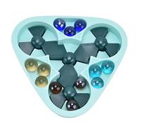 BAFOVY Gioco di Flipper Ruotante, Gioco di Perline in ABS con Base, Giocattolo Ergonomico da Tavolo per Alleviare lo Stress, Migliora la Concentrazione e la Risoluzione dei Problemi per Bambini e