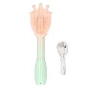 BAFOVY Graffer Posteriore Elettrico con Vibrazione, Strumento di Rilievo Telescopico Estendibile da 45 Cm per la Casa e il Viaggio (5 V, ABS e Acciaio inossidabile) (Colore sfumato)