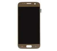 BAFOVY Gruppo Display Mobile, Tecnologia TFT, Elevata Precisione dei Colori, Vetro Resistente Ai Graffi, Sostituzione per Utenti S7 (GOLD)