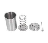 BAFOVY Ham Maker Press, Stainless Steel Meat Press Ham Maker Meat Press for Homemade Ham Pork Chicken 304 Stainless Steel with Thermometer for Sandwich Lunch Meat Cooking