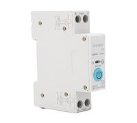 BAFOVY Interruttore Automatico Intelligente 1P PA66 Interruttore di Disconnessione del Telecomando Senza Fili Conduttore in Rame da 90 a 240 V 3 modalità di Temporizzazione Montaggio su Guida per