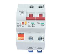 BAFOVY Interruttore Automatico Intelligente PA66 Interruttore Automatico Shell WiFi 2P AC 220 V App e Telecomando Bluetooth Resistenza Agli Impulsi 6000 V per Illuminazione Esterna Domestica