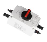 BAFOVY Interruttore di Disconnessione CC, Corrente Classificata 32A Impossibile per Sistemi Fotovoltaici con Valutazione IP66 per Barche RVS off Grid PV DC Isolatore, Materiale Premium Realizzato in