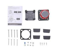 BAFOVY Interruttore Staccabatteria, Interruttore Isolatore Batteria Digitale in Rame Placcato Argento DC 5 60V 250A con Voltmetro LED ON OFF per, Barca, Auto, Camion, Rimorchio