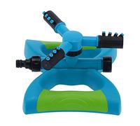 BAFOVY Irrigatore Automatico per Acqua Irrigatore Rotante in PVC per Prato da 360 Gradi Copertura da 6 a 8 M Azionamento Idraulico Spruzzo a 3 Vie per Irrigazione del Giardino Irrigazione del Prato