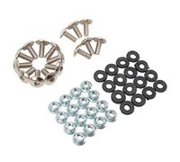 BAFOVY Kit Bulloni per Parafango ATV da 16 Pezzi, Kit di Fissaggio con Filettatura M6 con 16 Fissaggi in ABS Metallico per Quad 4