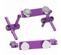 BAFOVY Kit di Montaggio per Il Corpariale per Auto RC STALLA Magnet SOLLE MACCOLA di MAUNTINO CNC Angolo di ALLUMINO ALLUMINO Alloy LIGHTRATTO per Auto RC 1/10 (Purple)