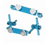 BAFOVY Kit di Montaggio per Il Corpariale per Auto RC STALLA Magnet SOLLE MACCOLA di MAUNTINO CNC Angolo di ALLUMINO ALLUMINO Alloy LIGHTRATTO per Auto RC 1/10 (Cielo Blu)