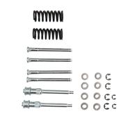 BAFOVY Kit di Riparazione della Cerniera della Porta di Pickup S10, Materiale in Metallo di Installazione Facile, Adatto Al Pickup Chevy S10 1994-2004, funzionalità Migliorata, con Strumento a Molla