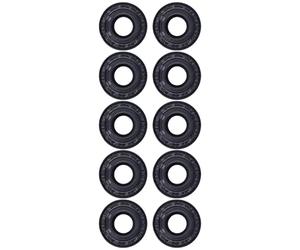 BAFOVY Kit Paraolio Compressore AC da 10 Pezzi in Gomma e Metallo Guarnizione Albero Compressore AC per Riparazione Aria Condizionata Automobilistica Resistente Alla Corrosione Installazione Semplice