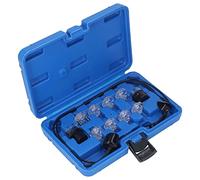 BAFOVY Kit per Test Luce Noid da 11 Pezzi Strumento per Tester Iniettore Carburante ABS e Gomma con 8 Luci Noid 2 Tester IAC 1 Cavo di Cablaggio per Tecnici di Riparazione Auto e Diagnostica Fai-da-te