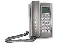 BAFOVY KX T071CID Telefono con Filo per Montaggio a Parete, Grigio, qualità del Suono Chiara, Adatto per l'ufficio Domestico, Ideale per gli Utenti con Problemi di Udito