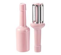 BAFOVY Lampada in Acciaio Inossidabile 3 in 1 Pelade Vegetale Manico Ergonomico Gadget Gadget Multi Function Peeler con Lama a Doppio Taglio Rotante per Mango Kiwi Pomodoro Carota di (PINK)