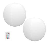 BAFOVY Lampada Solare a Sfera a LED Lampada Galleggiante in PE con Telecomando IP67 da Piscina Impermeabile a 4 Colori Che Cambia per Decorazioni per Esterni da Giardino