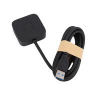 BAFOVY Lettore di Impronte Digitali USB, Corrispondenza Rapida a Tocco a 360 Gradi con Cavo di Prolunga da 1,5 M, Supporto per 10 11 PC Scanner Biometrico per Impronte Digitali (BLACK)