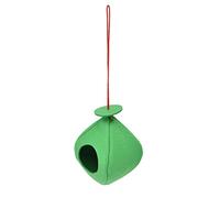 BAFOVY Mangiatoia per Uccelli da Appendere Mangiatoia per Uccelli in Tessuto di Feltro 35 X 12,8 Cm Cupola Circolare con Cordino Facile Montaggio Copertura Antipioggia per Giardino Cortile Balcone