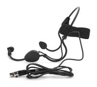 BAFOVY Microfono a Condensatore Ad Archetto, Mini XLR 3 Pin Microfono Omnidirezionale 360 Voice Pickup con Connettore TA3F per Trasmettitore Body Pack Insegnamento di Performance Sul Palco