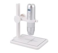 BAFOVY Microscopio Digitale Wireless 50X-1000X, Fotocamera per Microscopio USB Portatile HD 1080P con 8 Luci LED e Supporto per Telefono Tablet PC IOS