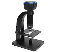BAFOVY Microscopio Microscopio con Fotocamera Digitale ABS 2000X Doppia Lente 5MP WiFi USB Messa a Fuoco Manuale Luce LED per Ispezione PCB Studio Biologico Osservazione Tessile