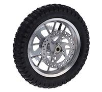 BAFOVY Mini Ruota Posteriore 12,5x2,75 Pollici per Bici Posteriore Pneumatico Bordo in Lega di Gomma Anti-skid in Acciaio con Tubo Interno Addensato per Mini Bici Sterro a 2 Scatti (A(argento))