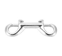 BAFOVY Moschettone a Doppia estremità in Acciaio Inossidabile di Grado Marino 316, Clip con Fibbia per Immersioni Subacquee con Funzionamento con Una Sola Mano, per Accessori per (65 mm)