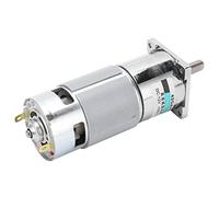 BAFOVY Motoriduttore DC Motore a Bassa velocità in Rame 12V XD-42GA775 con Ingranaggi Interamente in Metallo CW CCW Velocità Regolabile da 10 a 50 Giri/min per Robot Giradischi CNC Industria (30