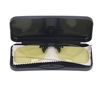 BAFOVY Occhiali da Sole con Clip Polarizzati Occhiali da Sole con Clip Polarizzati per PC Protezione UV Leggera Giorno Notte Doppio Uso per Guidare Pesca Jogging Viaggi Sotto il Nuvoloso Tempo Piovoso