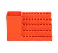 BAFOVY Organizzatore di Punte per Cacciavite, Supporto per Punte per Cacciavite, Portapunte per Cacciavite con 50 Fori, di Stoccaggio Attrezzi con Design Antiscivolo per Lavorazioni in