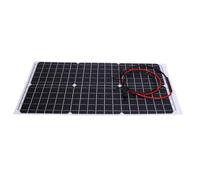 BAFOVY Pannello Solare Ad Alta Efficienza Ad Alta Efficienza da 30 w Semi Flessibile, Facile da Usare, Design a Prova di Acqua, Ampia Applicazione per Casa, Campeggio, Serra, Capannone, Casa per