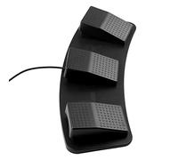 BAFOVY PC a Pedale, Pedale USB Triplo con Interruttore a , Tasti di Scelta Rapida Personalizzati, Tastiera Meccanica per Giochi e Controllo della Musica