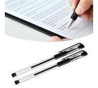 BAFOVY Penna a Sfera Penna da Scrittura in Plastica 0,5 Mm Inchiostro 2 Pezzi Punta Liscia e Fine Design con Cappuccio per Studenti Scolastici in Ufficio Prendere Appunti Fare i Compiti Disegno (0,5