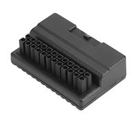 BAFOVY Perni Solidi, Adattatore ATX a 24 Pin da 90 Gradi con Trasmissione Senza Perdita di Dati, Adattatore a 24 Pin per Scheda Madre con Guscio Isolante in PVC, per PC Desktop